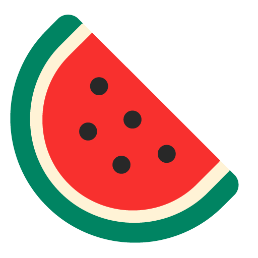 Microsoft watermelon emoji image