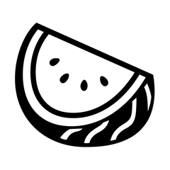 Noto Emoji Font watermelon emoji image
