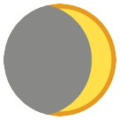 HTC waxing crescent moon symbol emoji image