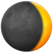 Samsung waxing crescent moon symbol emoji image