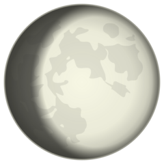 Emojidex waxing gibbous moon symbol emoji image