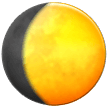Samsung waxing gibbous moon symbol emoji image
