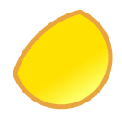SoftBank waxing gibbous moon symbol emoji image