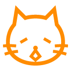 au by KDDI weary cat face emoji image