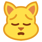 HTC weary cat face emoji image