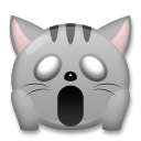 LG weary cat face emoji image