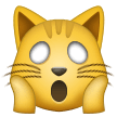 Samsung weary cat face emoji image