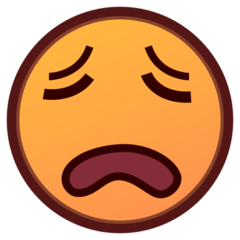 Emojidex weary face emoji image