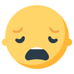 Mozilla weary face emoji image