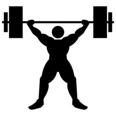 Emojidex weight lifter emoji image