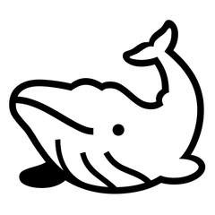 Noto Emoji Font whale emoji image