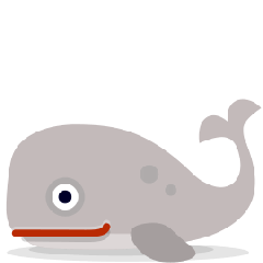 Skype whale emoji image