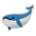 Sony Playstation whale emoji image