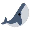 Toss whale emoji image