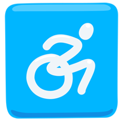 Facebook Messenger wheelchair symbol emoji image