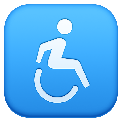 Facebook wheelchair symbol emoji image