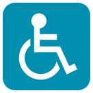 HTC wheelchair symbol emoji image
