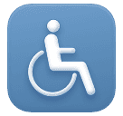 Huawei wheelchair symbol emoji image