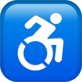 IOS/Apple wheelchair symbol emoji image