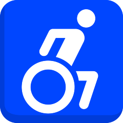 Skype wheelchair symbol emoji image