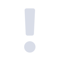Mozilla white exclamation mark ornament emoji image