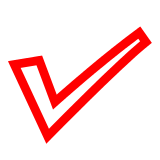 Docomo white heavy check mark emoji image