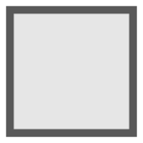 Docomo white large square emoji image