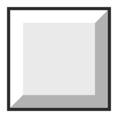 Emojidex white large square emoji image