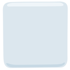 Facebook Messenger white large square emoji image
