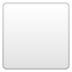 Google white large square emoji image