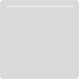 IOS/Apple white large square emoji image
