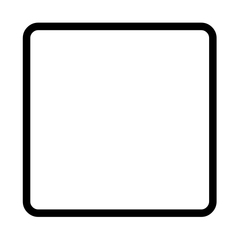 Noto Emoji Font white large square emoji image