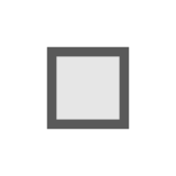 Docomo white medium small square emoji image