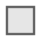 Docomo white medium square emoji image