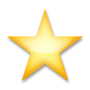 LG white medium star emoji image