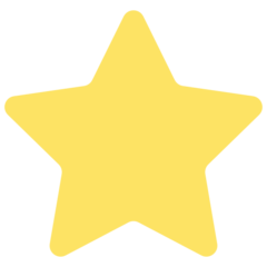Mozilla white medium star emoji image