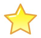 SoftBank white medium star emoji image