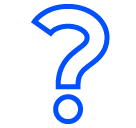SoftBank white question mark ornament emoji image