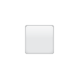 Whatsapp white small square emoji image