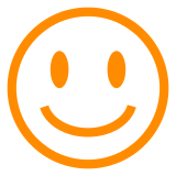 Docomo white smiling face emoji image