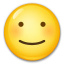 LG white smiling face emoji image