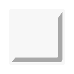 Emojidex white square button emoji image