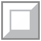 HTC white square button emoji image