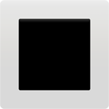 IOS/Apple white square button emoji image