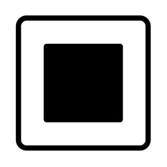 Noto Emoji Font white square button emoji image