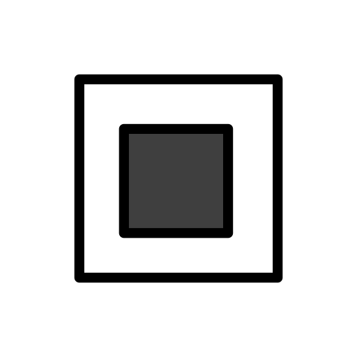 Openmoji white square button emoji image
