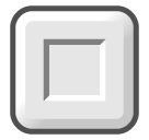 SoftBank white square button emoji image