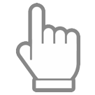 HTC white up pointing backhand index emoji image