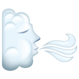 Whatsapp wind blowing face emoji image