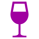 Docomo wine glass emoji image